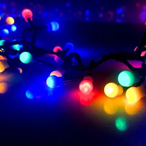 100 Berry Christmas LED Lights Multicolour