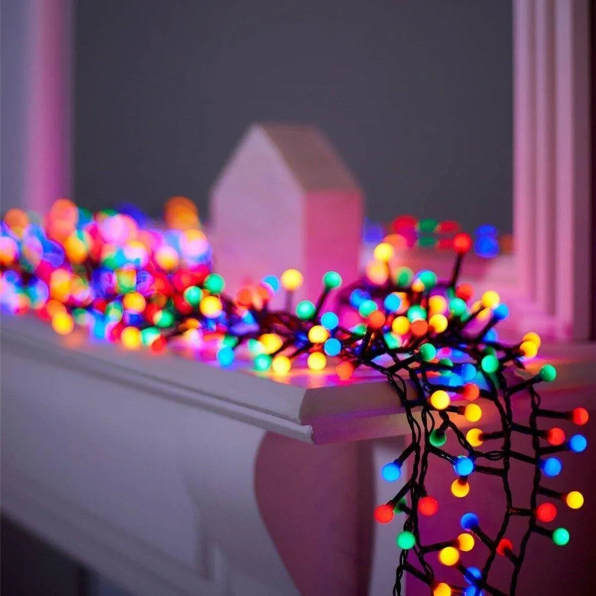 100 Berry Christmas LED Lights Multicolour