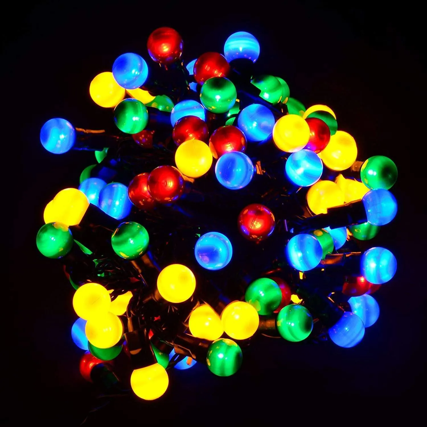 100 Berry Christmas LED Lights Multicolour