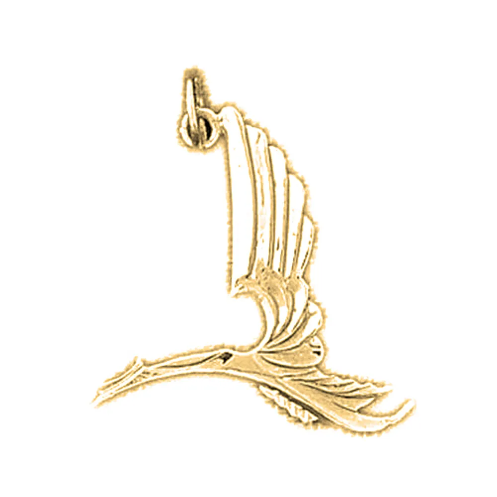 14K or 18K Gold Ducks Pendant