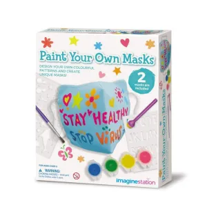 4M Paint Your Own Masks Craft Kit 2pk