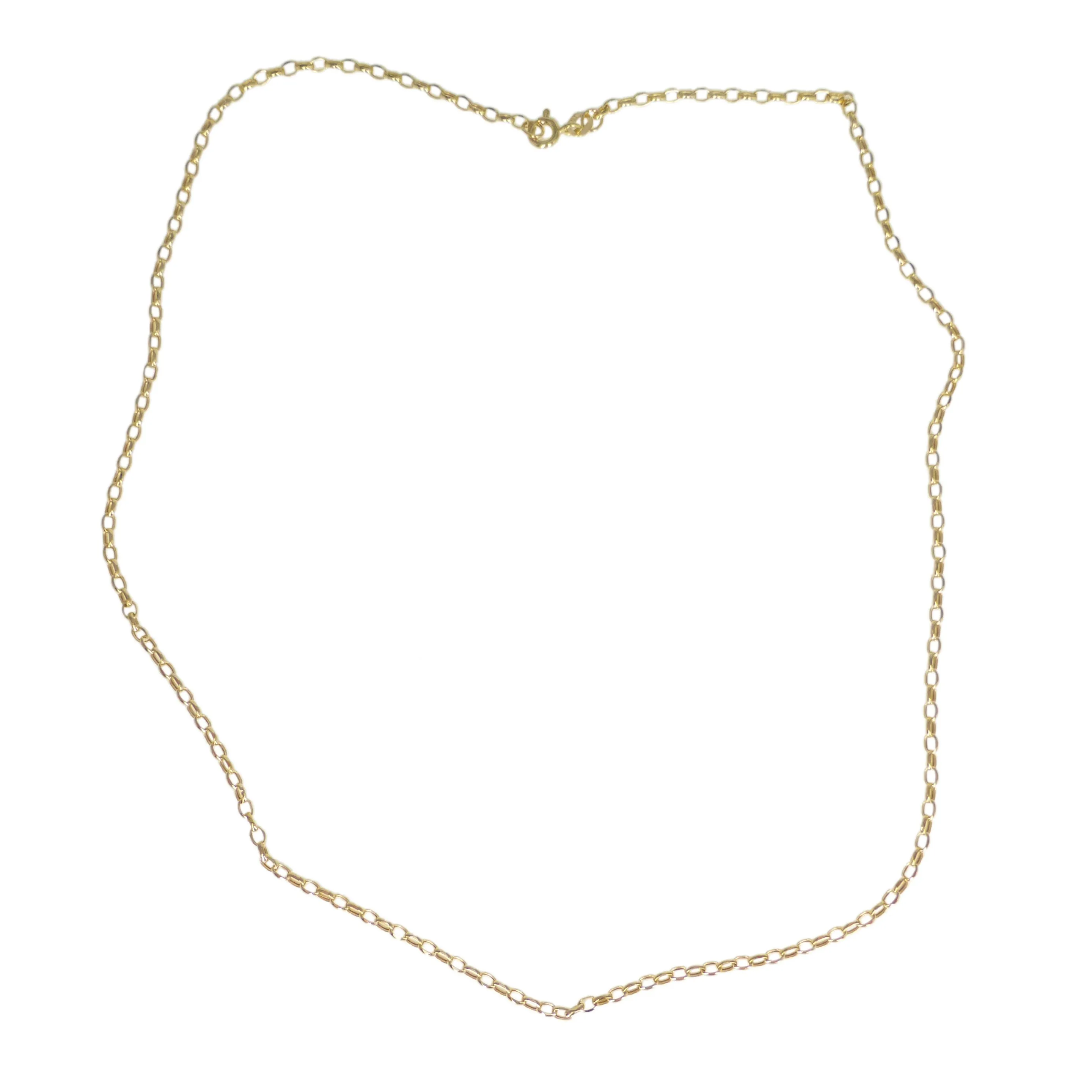 9ct Yellow Gold Belcher Chain - 18 inches