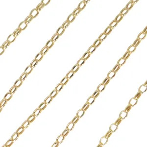 9ct Yellow Gold Belcher Chain - 18 inches