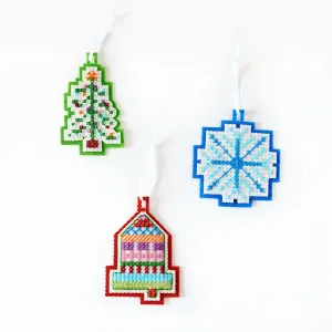 Anchor Craft Stitched Felt Ornaments