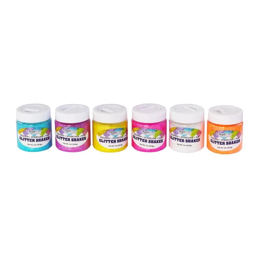 Angels Craft Glitter Shaker - Neon, Assorted