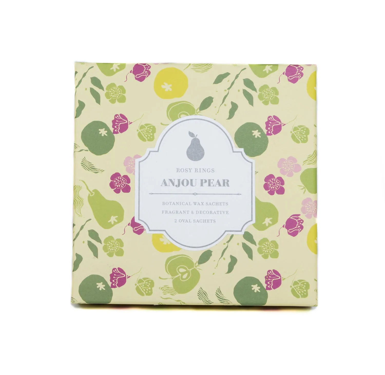 Anjou Pear Oval Botanical Sachets - Set of 2