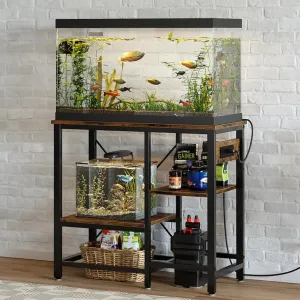 Bestier 20-37/40-50 Gallon Fish Tank Stand with Power Outlets