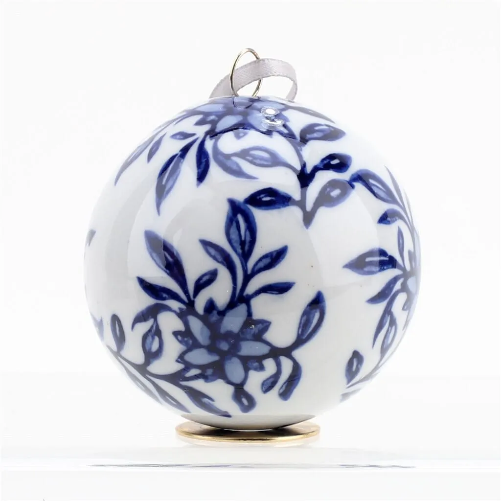 Blue And White Ornaments - Small