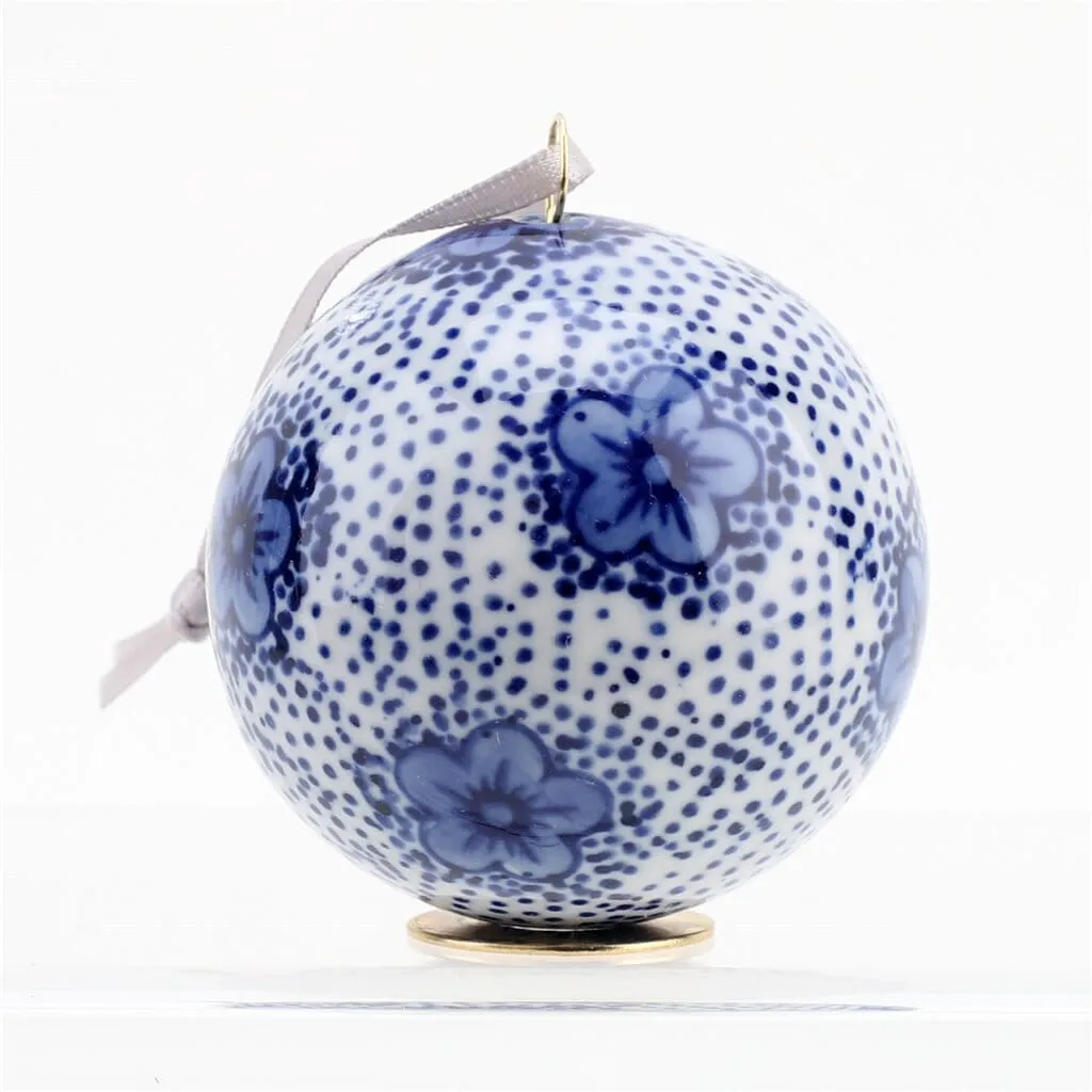 Blue And White Ornaments - Small