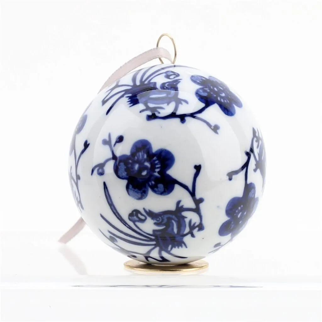 Blue And White Ornaments - Small