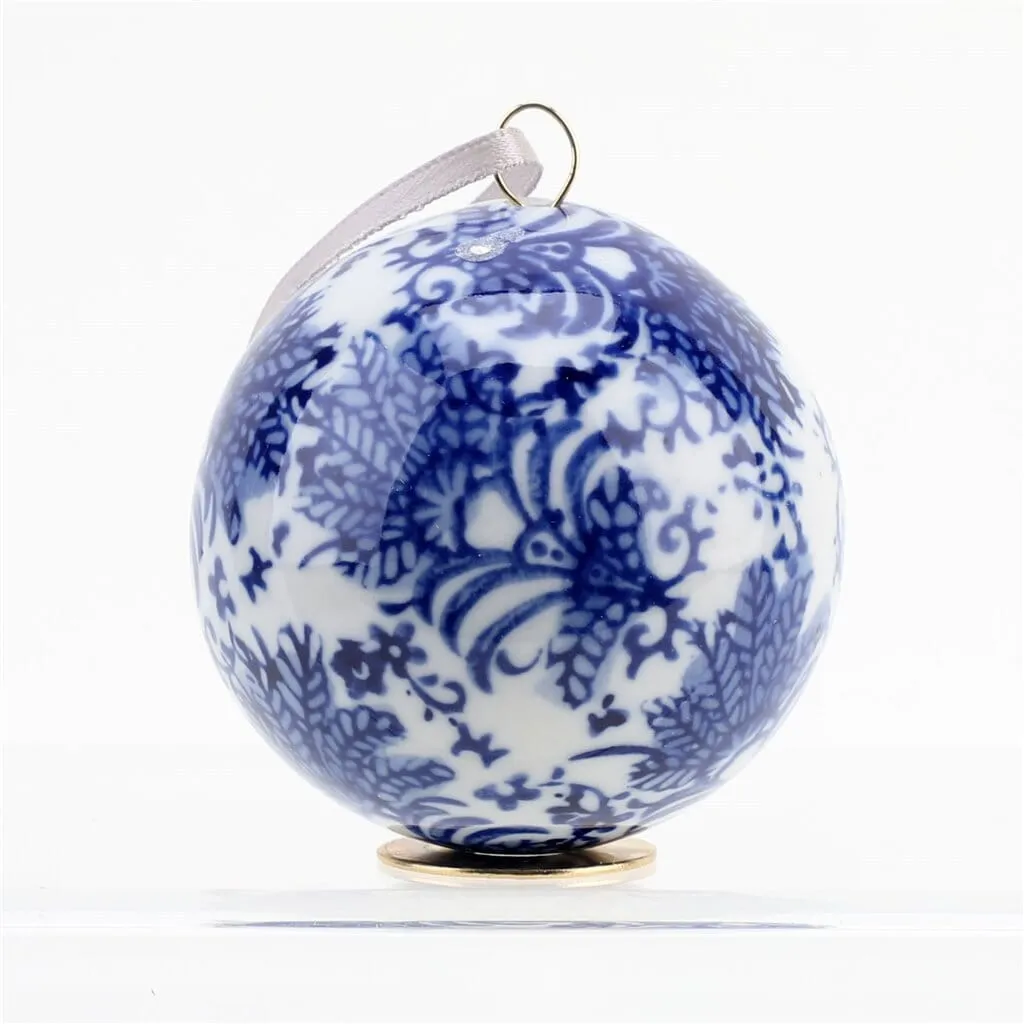 Blue And White Ornaments - Small