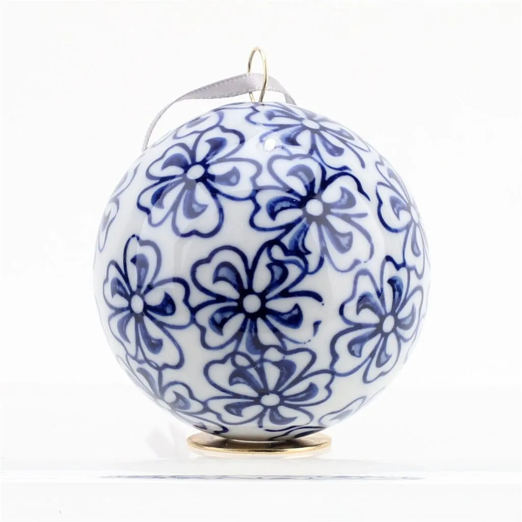 Blue And White Ornaments - Small