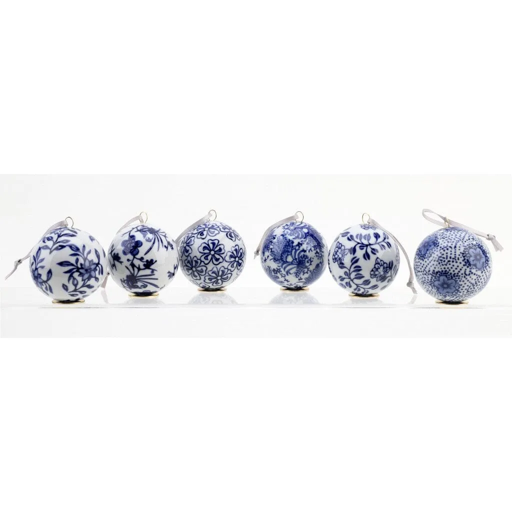 Blue And White Ornaments - Small