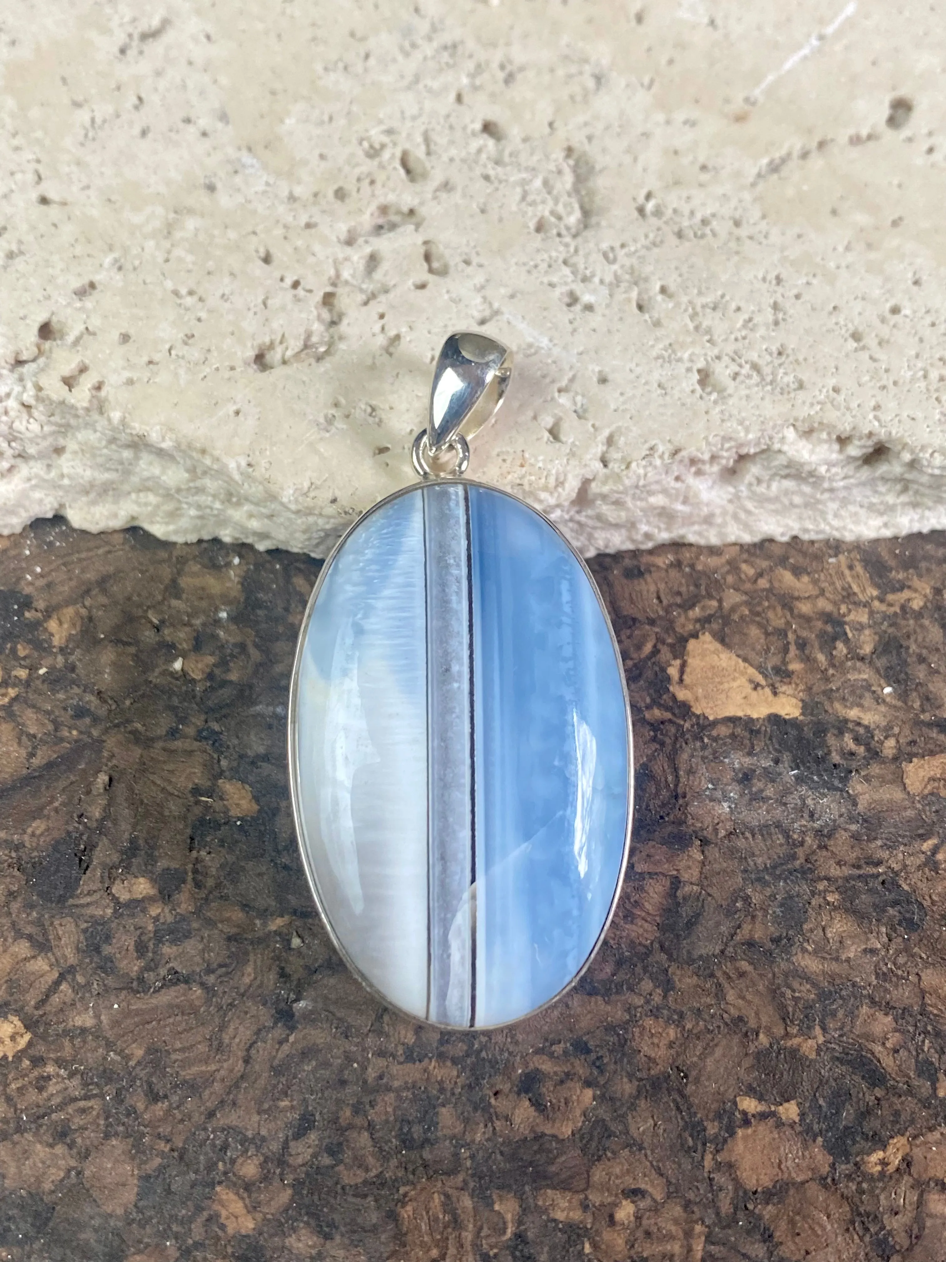 Blue Opal Pendants