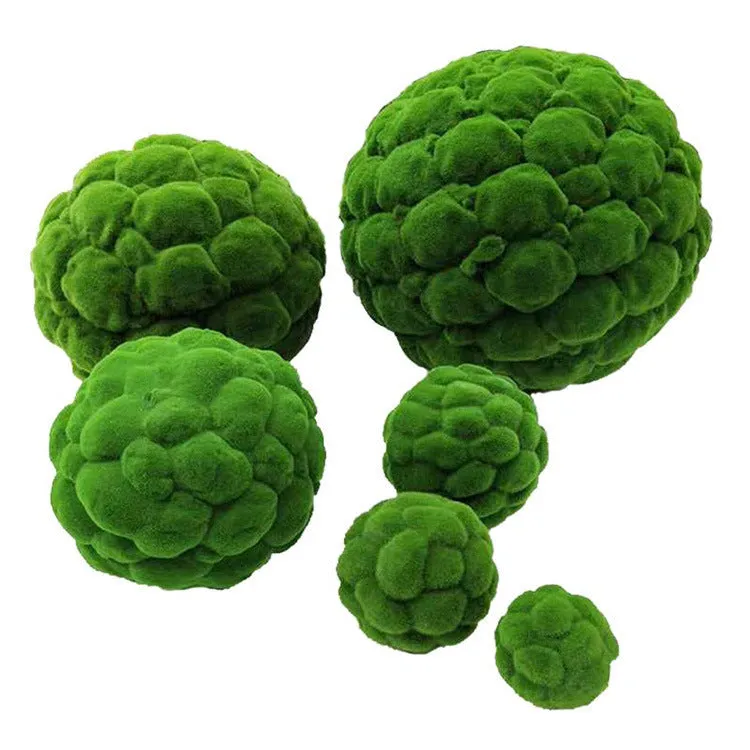 Bulk Bryophytes Artificial Moss Topiary Ball Plant Decorative Balls Decoration Wholesale