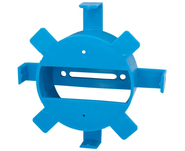 Cable Management Round Spool 1.5" Bend Radius Blue