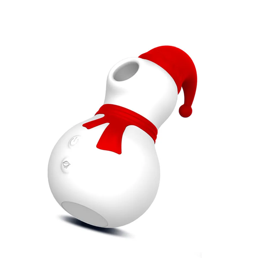 Christmas Gift Snowman Sucking Vibrator for Woman