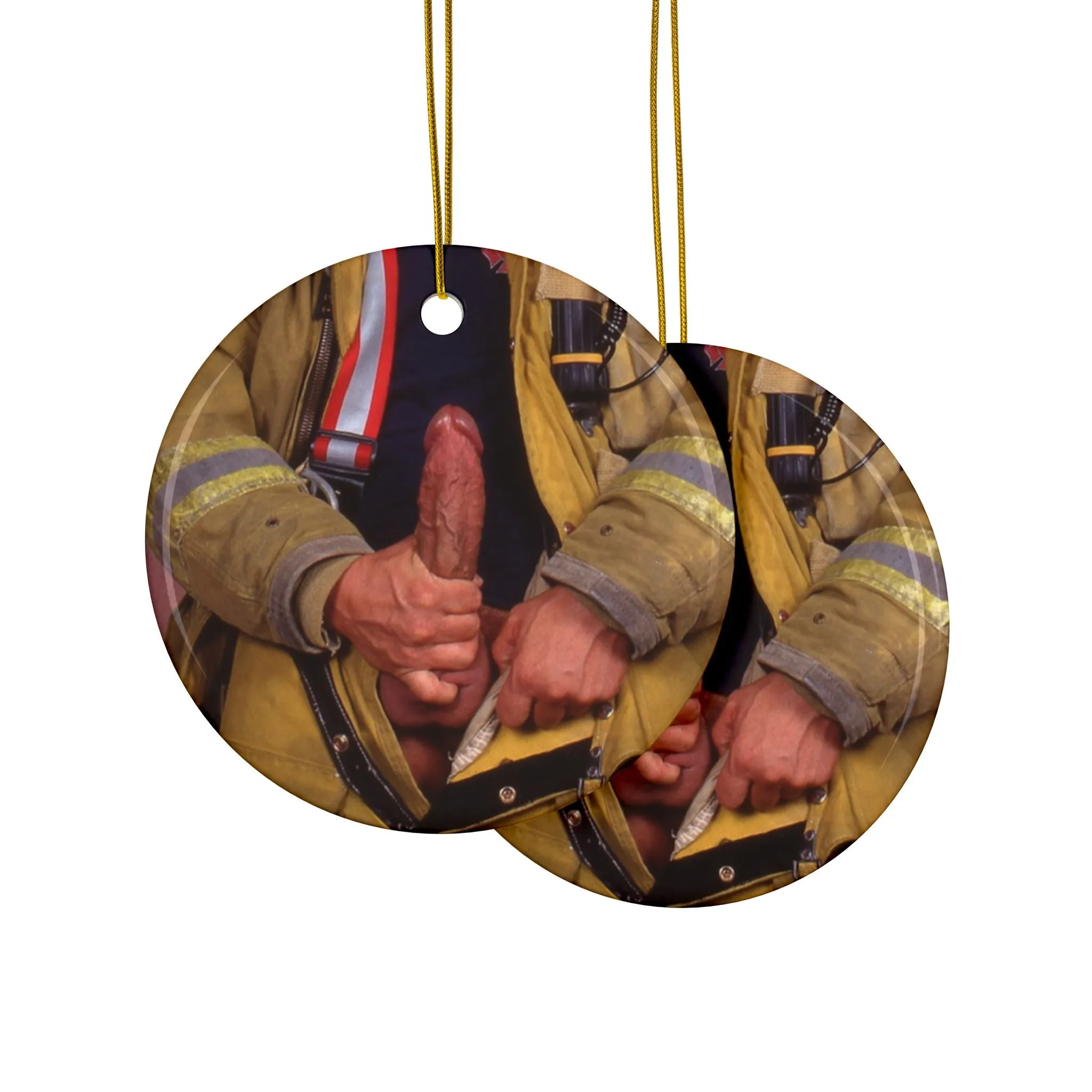 CHUCK X CULTUREEDIT "FIREMAN" Ceramic Ornaments (1pc, 3pcs, 5pcs, 10pcs)