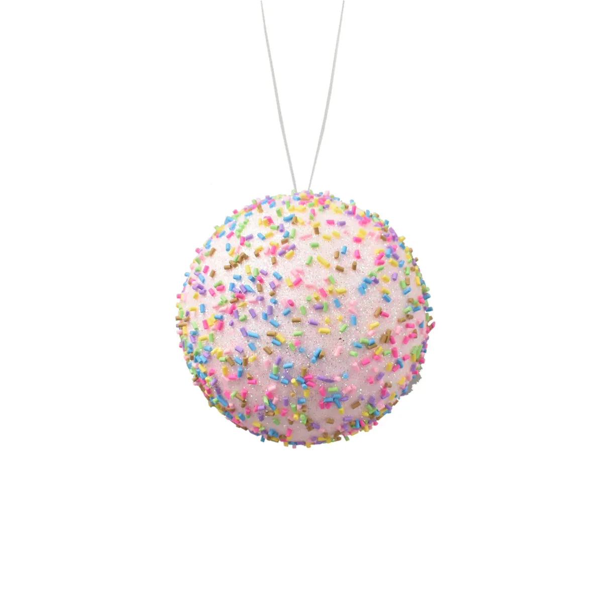 Confetti Ball Ornament 4"