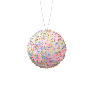 Confetti Ball Ornament 4"