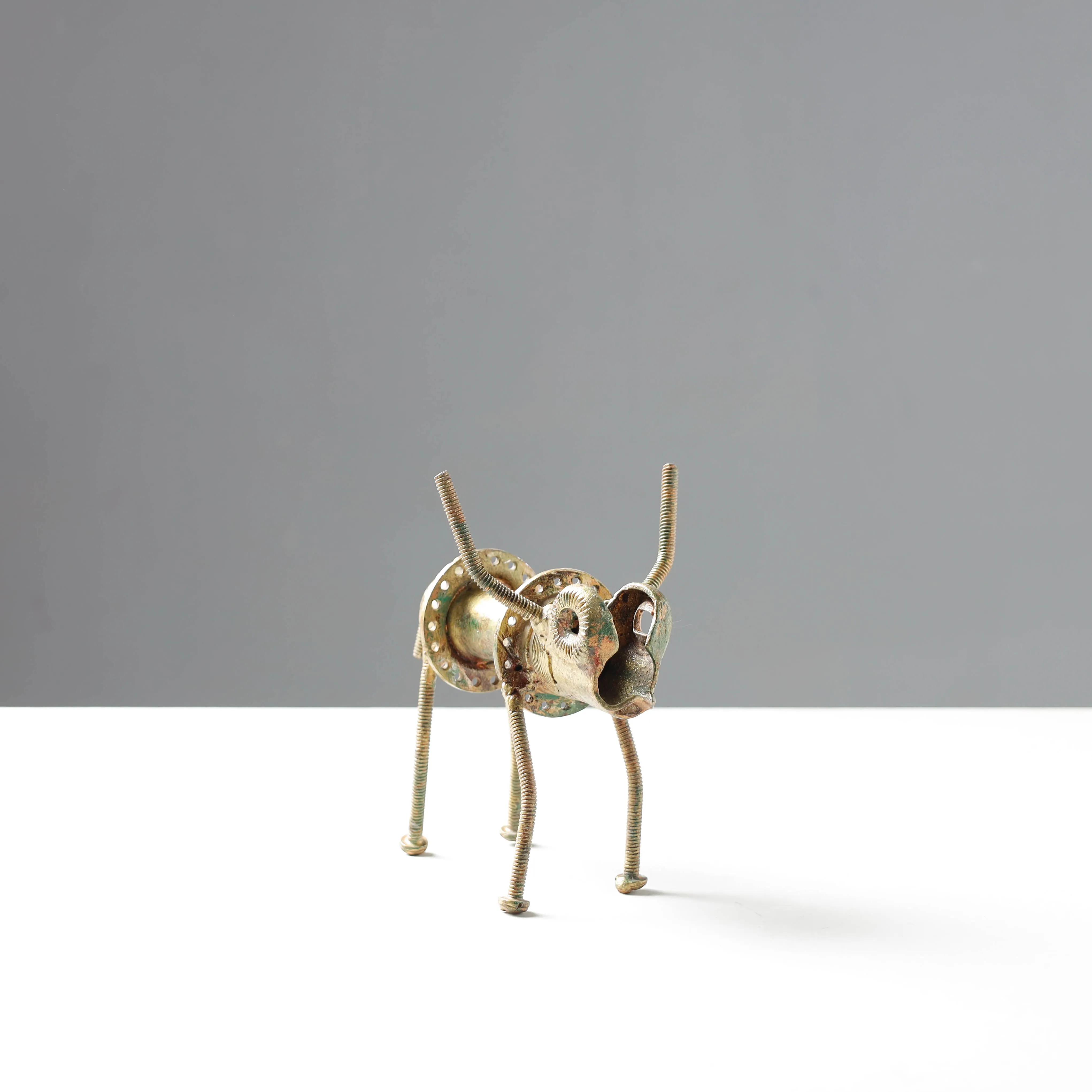 Dear - Handmade Recycled Metal Sculpture by Debabrata Ruidas