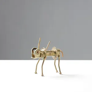 Dear - Handmade Recycled Metal Sculpture by Debabrata Ruidas