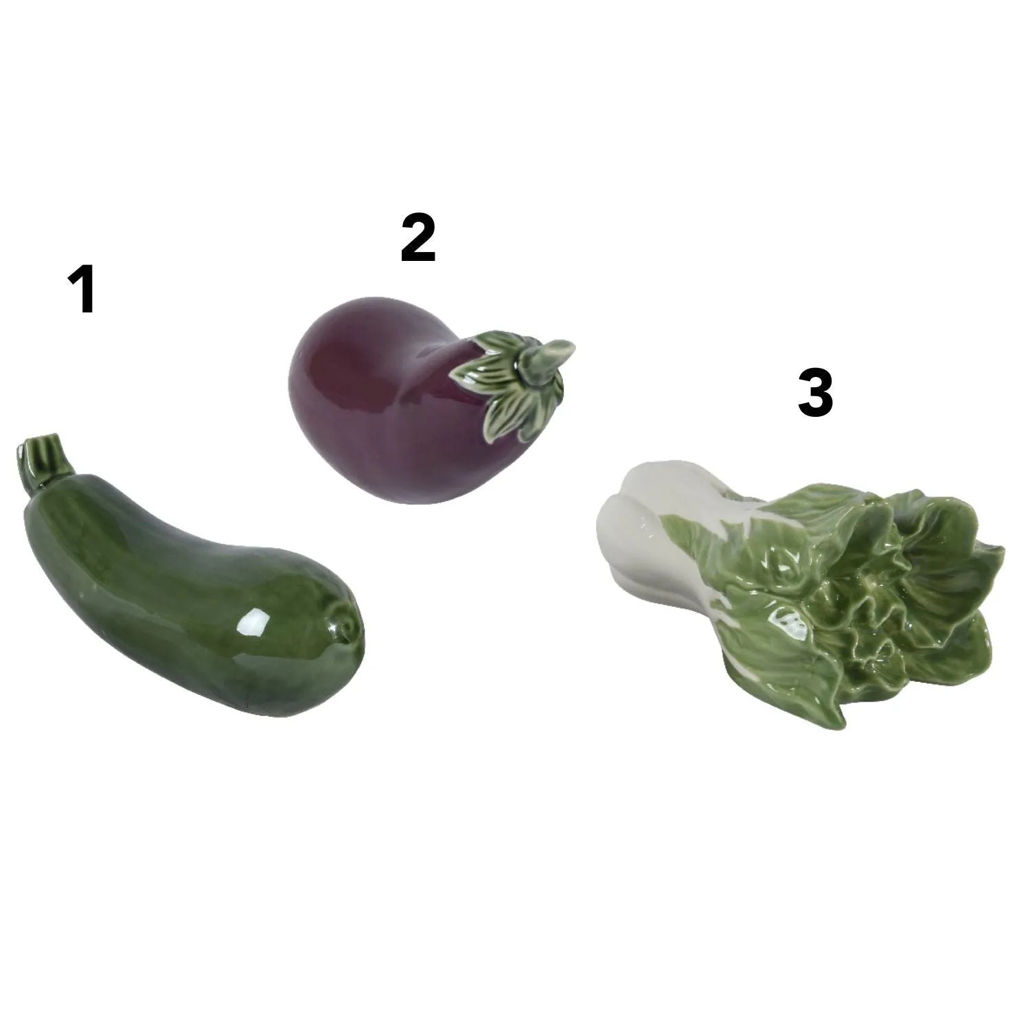 Decoris 16cm Decorative Porcelain Vegetables (Choice of 3)