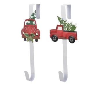 Decoris 38cm Festive Car Wreath Hanger (Choice of 2)