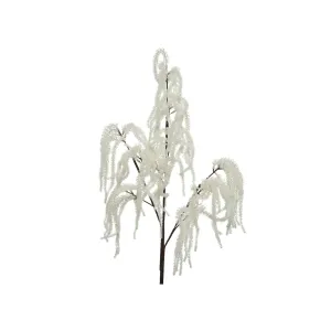 Decoris 85cm White Floral Stem