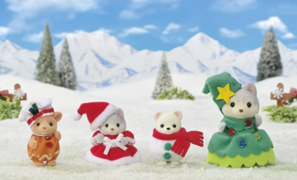 Epoch Calico Critters Happy Christmas Friends