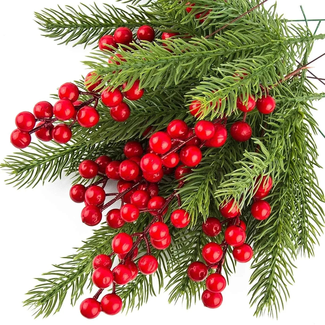 Festive Pine and Berry Branches (bundle)