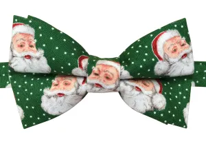 Festive Santa Clause Christmas Bow Tie