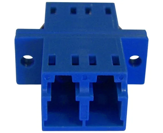 Fiber Optic Adapter, Single Mode, LC Duplex Adapter