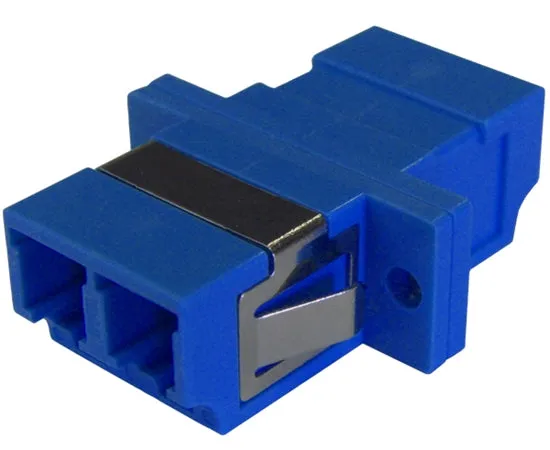 Fiber Optic Adapter, Single Mode, LC Duplex Adapter