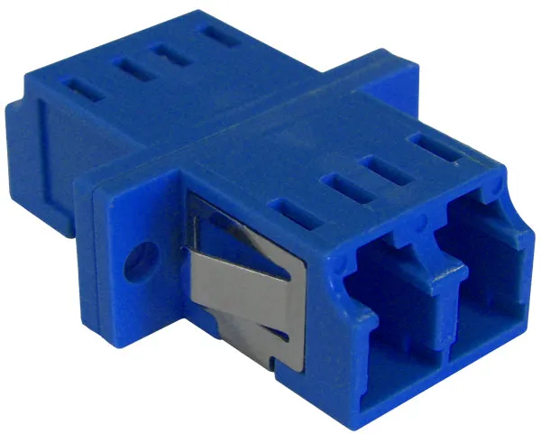 Fiber Optic Adapter, Single Mode, LC Duplex Adapter