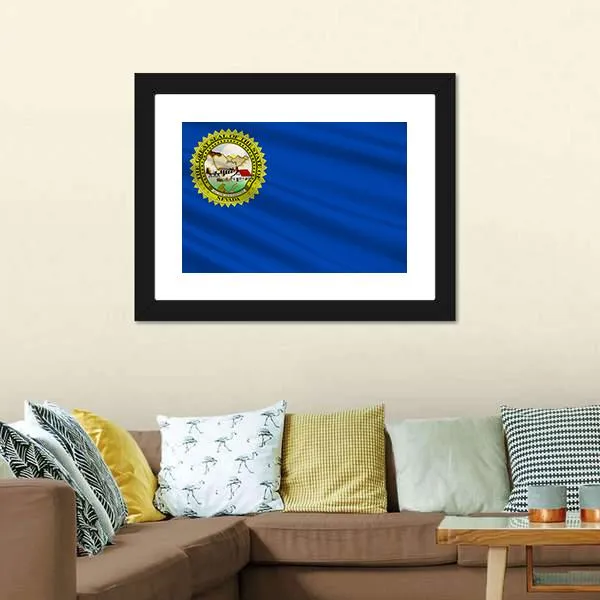 Flag Of Nevada Canvas Wall Art