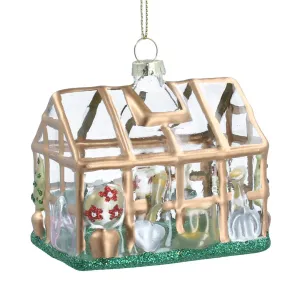 Gisela Graham Glass 8cm Greenhouse