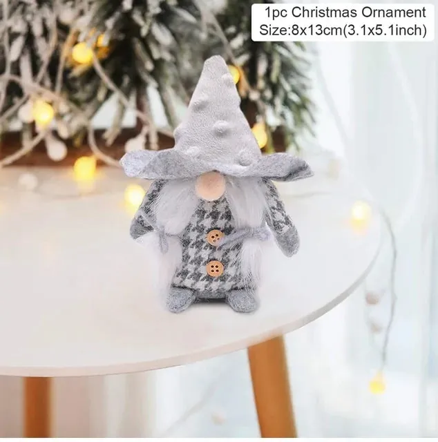 Gnome Christmas Faceless Doll