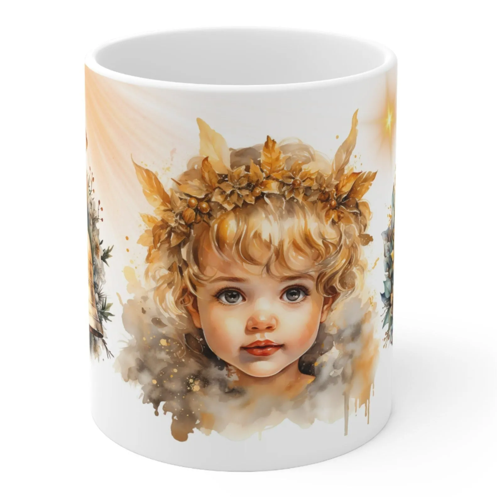 GOLDEN CHRISTMAS MUG - MUGSCITY - Free Shipping