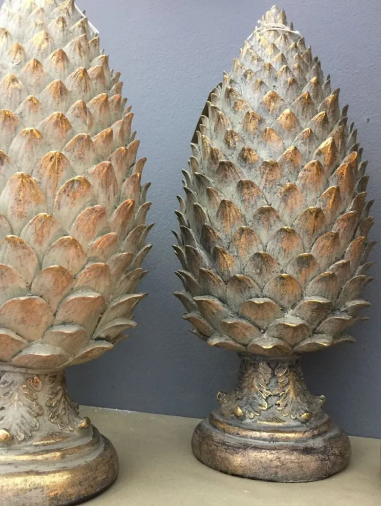 Golden Pinecone Finial