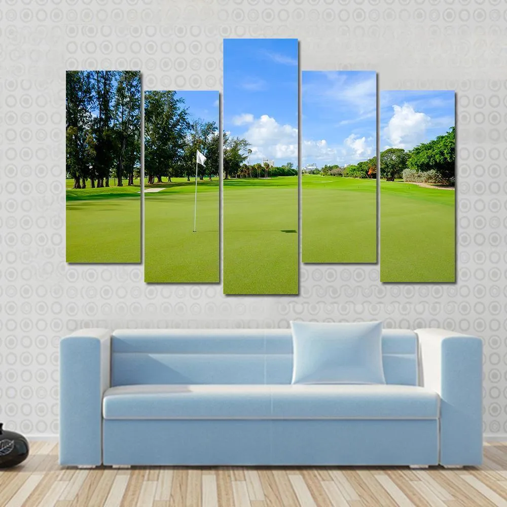 Golf Course  Australia Canvas Wall Art