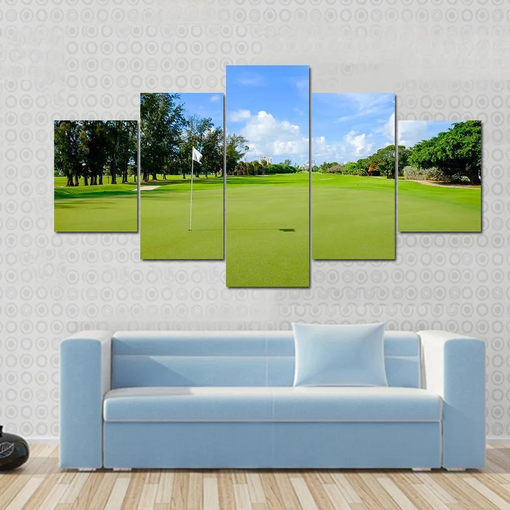 Golf Course  Australia Canvas Wall Art