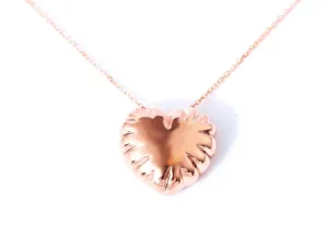 Heart Foil Balloon Pendant with Chain