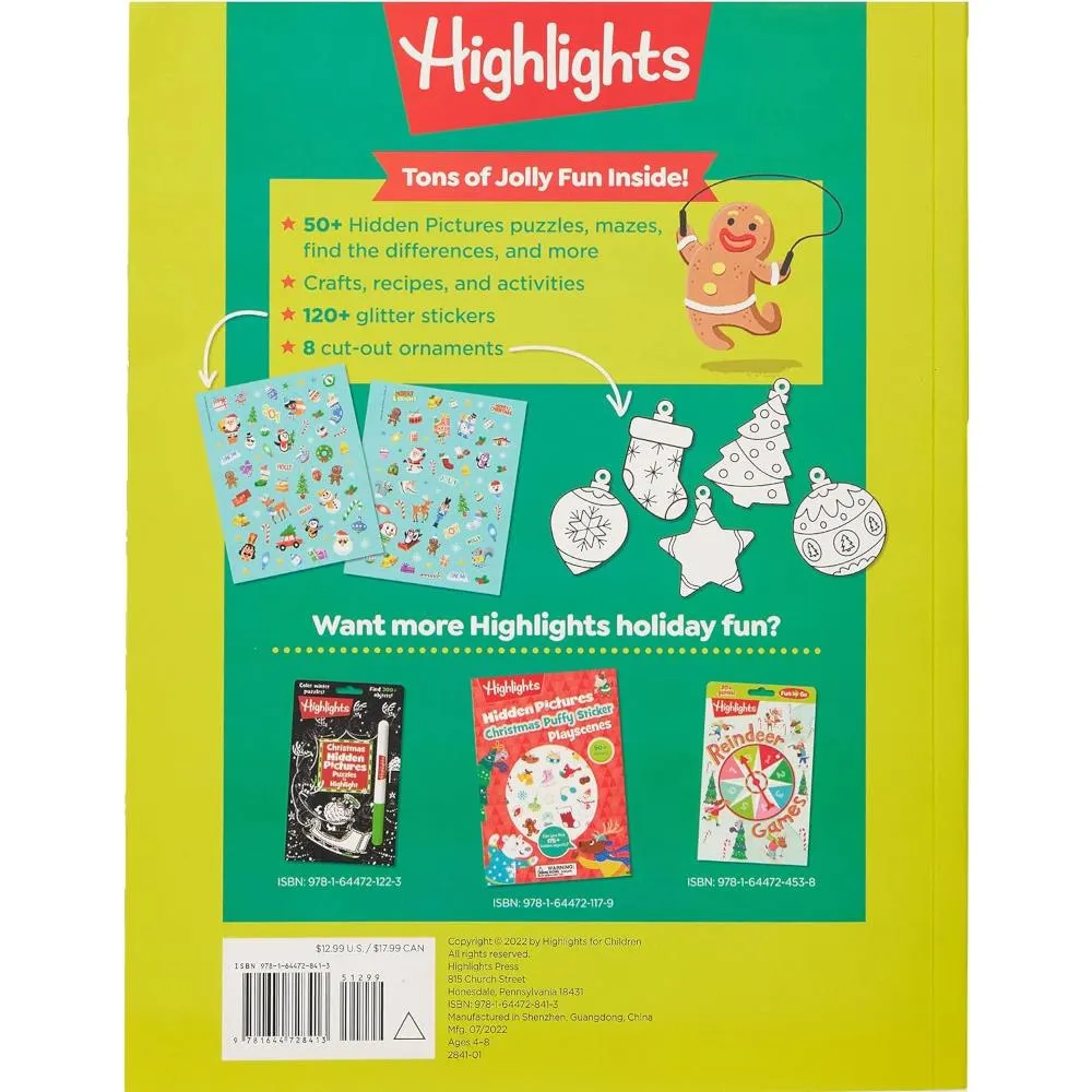 Highlights Christmas Puzzles Deluxe Activity Book