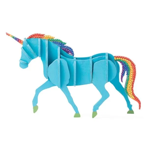 Incredibuilds Unicorn Book & 3D Wood Model Kit