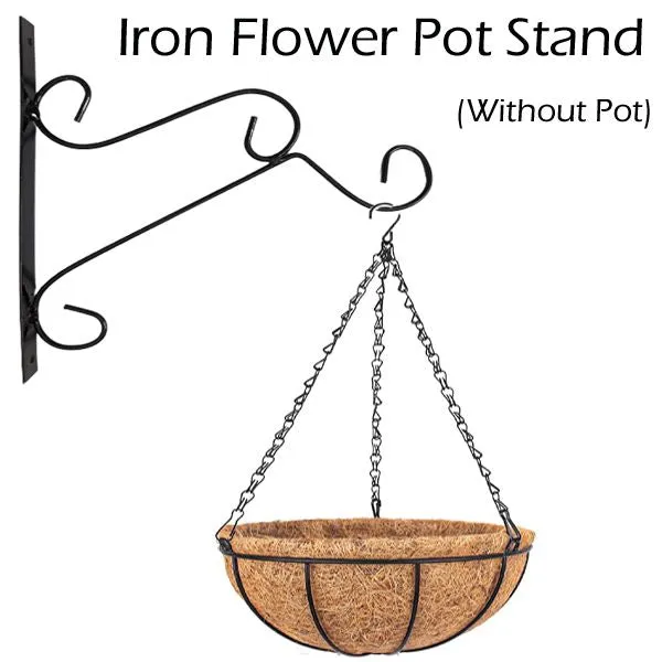 Iron Garden Wall Hanging Stand