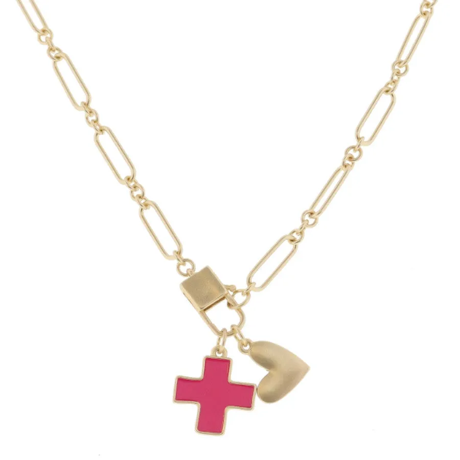 Jane Marie Kids Sprinkled With Love! 14" Gold Necklace