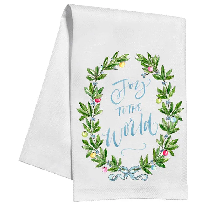 Joy to the World Laurel Kitchen Towel