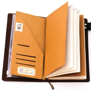 Kraft Paper Card Cover Traveler Notebook