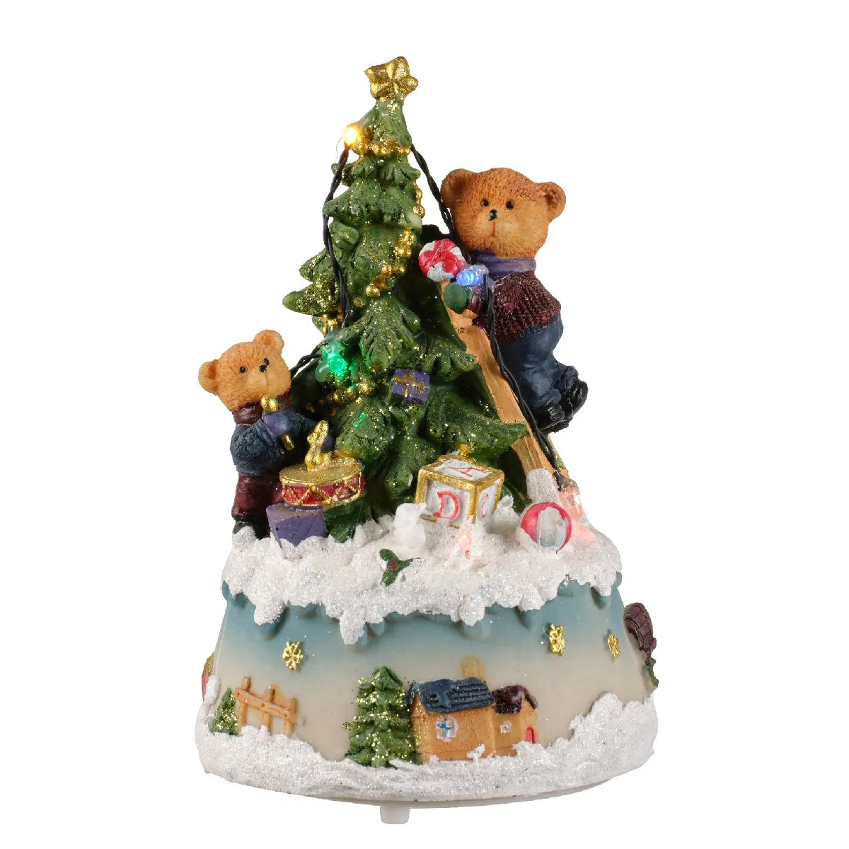 Lumineo Christmas Village 15cm LED Round Christmas Scene (Choice of 4)